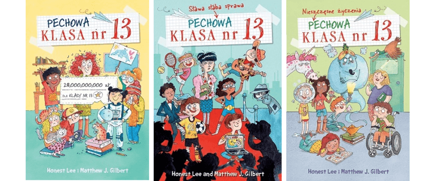 KONKURS czytamy na wiosnę: wygraj niesamowite przygody Pechowej klasy nr 13!