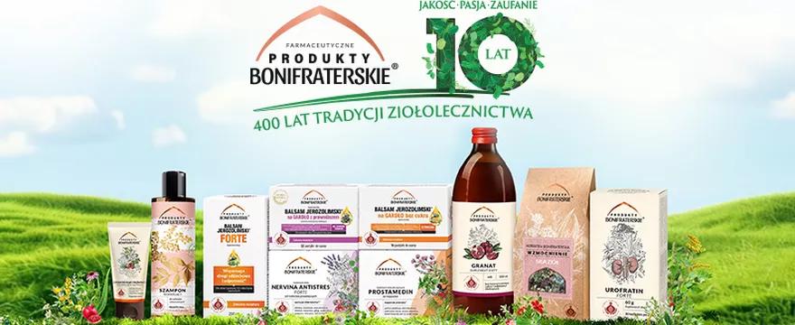 10 lat Farmaceutycznych Produktów Bonifraterskich