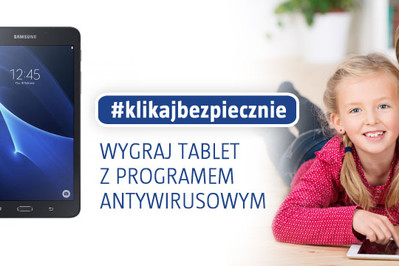 KONKURS: Klikaj bezpiecznie i wygraj tablet z antywirusem dla dziecka!