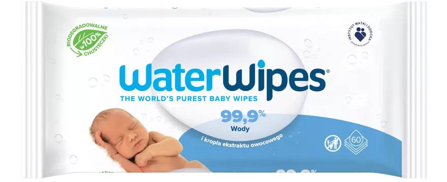 Chusteczki WaterWipes® – nie zostawiają nic za sobą