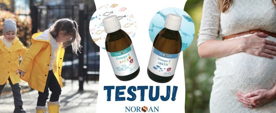 Testowanie: Wygraj zdrowie dla siebie i dziecka! Testuj kwasy NORSAN Omega-3