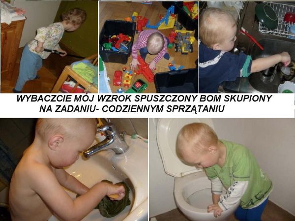 codzienne zadanie- sprzątanie