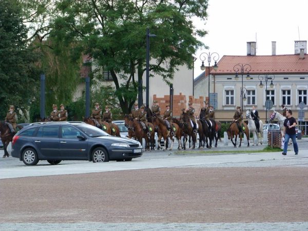 Parada ułanów w Chrzanowie