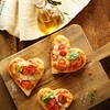 Mini pizze w kształcie serca